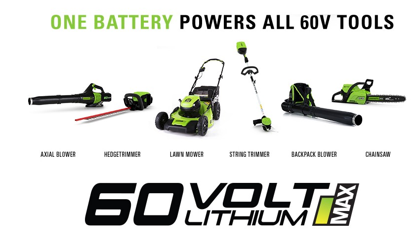 gamma prodotti greenworks 60 volt
